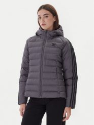 Adidas Kurtka przejściowa adicolor JX2938 Szary Slim Fit. Szare kurtki Adidas, s, bez wzorów, z syntetyku, bez kaptura. Za 399.99 zł.