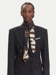 LAUREN RALPH LAUREN Chusta 454980710001 Czarny. Czarne rękawiczki Lauren Ralph Lauren, bez wzorów, z jedwabiu. Za 499.99 zł.