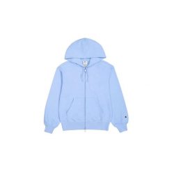 Bluza damska Champion Full Zip Hoodie Sweatshirt 117787. Fioletowe bluzy sportowe Champion, l, bez wzorów, bez kaptura. Za 219.00 zł.