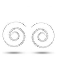 Les Petites Précieuses Srebrne kolczyki z cyrkoniami rozmiar: onesize. Szare kolczyki Les Petites Précieuses, z cyrkonią, srebrne, z zapięciem typu bigiel. Za 239.99 zł.