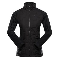 Bluza damska sportowa z wełną merino Alpine Pro Jorwa. Czarne bluzy sportowe Alpine Pro, bez wzorów, z wełny, bez kaptura. W wyprzedaży za 349.00 zł.