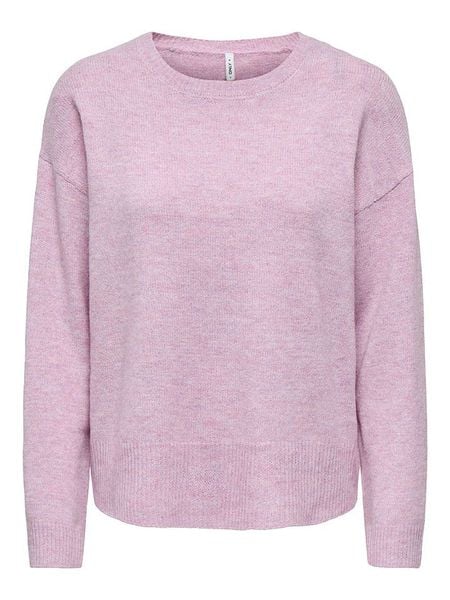 ONLY Sweter w kolorze jasnoróżowym rozmiar: XS. Różowe swetry Only, xs, bez wzorów, z wełny, bez ramiączek. Za 90.95 zł.