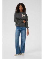 Kaffe Bluza w kolorze antracytowym rozmiar: M. Czarne bluzy Kaffe, m, bez wzorów, bez kaptura. Za 135.49 zł.