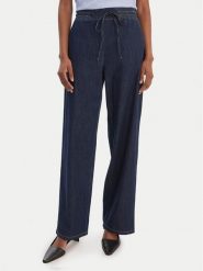 Marella Jeansy Fingere 2615181091 Granatowy Wide Leg. Niebieskie jeansy Marella, bez wzorów. Za 479.99 zł.
