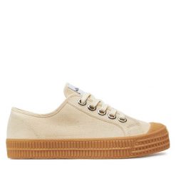 Trampki Novesta. Brązowe trampki Novesta, bez wzorów, bez zapięcia. Za 239.99 zł.