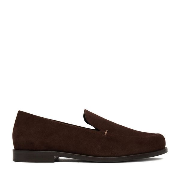 Lordsy GINO ROSSI. Brązowe lordsy Gino Rossi, bez wzorów, bez obcasa, bez zapięcia. Za 166.99 zł.