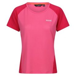 T-shirt Damski Emera. Czerwone koszulki sportowe Regatta, s, bez wzorów, bez kołnierzyka, bez ramiączek. Za 40.99 zł.