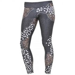 Legginsy treningowe damskie Reebok D Stud Legging. Szare legginsy Reebok, s, bez wzorów. Za 378.00 zł.