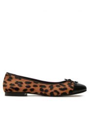 Tory Burch Baleriny 154509 Brązowy. Brązowe baleriny Tory Burch, bez wzorów, ze skóry, bez obcasa. Za 899.99 zł.