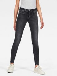 G-Star Dżinsy - Super Skinny fit - w kolorze szarym rozmiar: W26/L32. Szare jeansy G-Star, l, z aplikacjami. Za 176.08 zł.