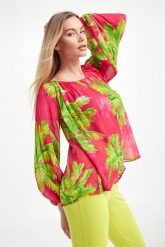 Bluzka damska ERMANNO FIRENZE. Bluzki Ermanno Firenze, uniwersalny, bez wzorów, bez kołnierzyka, bez ramiączek. Za 1,709.00 zł.