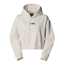 Bluza Kobieta THE NORTH FACE W ESSENTIAL CROP HOODIE. Szare bluzy The North Face, m, bez wzorów, z bawełny, z kapturem. Za 399.20 zł.