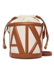 Armani Exchange Torebka XW002183 AF22635 M6261 Brązowy. Brązowe torebki klasyczne Armani Exchange, bez wzorów, z materiału, bez dodatków. Za 569.99 zł.