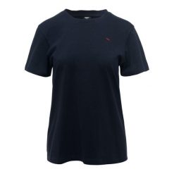 Damska Koszulka Z Krótkim Rękawem Playo II. Niebieskie bluzki Hi-tec, bez wzorów, sportowe, bez kołnierzyka, bez ramiączek. Za 53.99 zł.