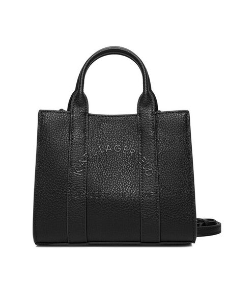 KARL LAGERFELD Torebka A4W30266 Czarny. Czarne torebki klasyczne KARL LAGERFELD, bez wzorów, ze skóry, bez dodatków. Za 519.99 zł.