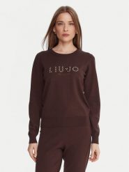 Liu Jo Sweter TF5248 MS63L Brązowy Regular Fit. Brązowe swetry Liu Jo, l, bez wzorów, z syntetyku, bez ramiączek. Za 679.99 zł.