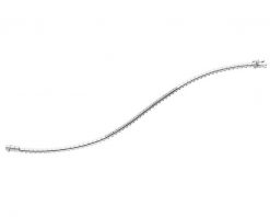 Bransoletka z białego złota z brylantami - 18 cm - 0,36 ct - próba 585. Białe bransoletki Apart, z brylantem, złote. Za 11,290.00 zł.