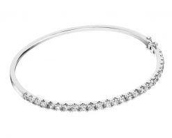 Bransoletka z białego złota z brylantami - 3,01 ct - próba 585. Białe bransoletki Apart, z brylantem, złote. Za 39,990.00 zł.