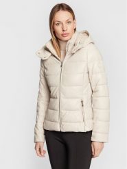 Morgan Kurtka przejściowa 212-GKELY Écru Regular Fit. Kurtki Morgan, bez wzorów, ze skóry, bez kaptura. Za 329.99 zł.