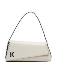 Karl Lagerfeld Jeans Torebka B2W30130 Biały. Białe torebki klasyczne Karl Lagerfeld Jeans, bez wzorów, z jeansu, bez dodatków. Za 949.99 zł.