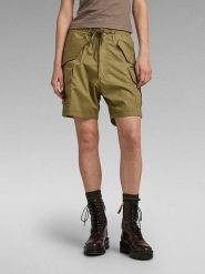 G-Star Bojówki w kolorze khaki rozmiar: W32. Brązowe szorty G-Star, bez wzorów, z materiału, retro, z podwyższonym stanem. Za 180.49 zł.