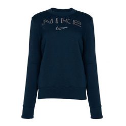 Bluza damska Nike Sportswear Phoenix Fleece. Niebieskie bluzy Nike, bez wzorów, bez kaptura. Za 302.99 zł.