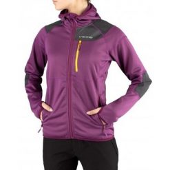Bluza turystyczna damska Viking Yosemite Lady. Fioletowe bluzy Viking, l, bez wzorów, bez kaptura. Za 249.90 zł.