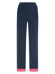 Naturana Spodnie dresowe w kolorze granatowym rozmiar: L. Niebieskie spodnie sportowe Naturana, l, bez wzorów, z dresówki. Za 79.21 zł.