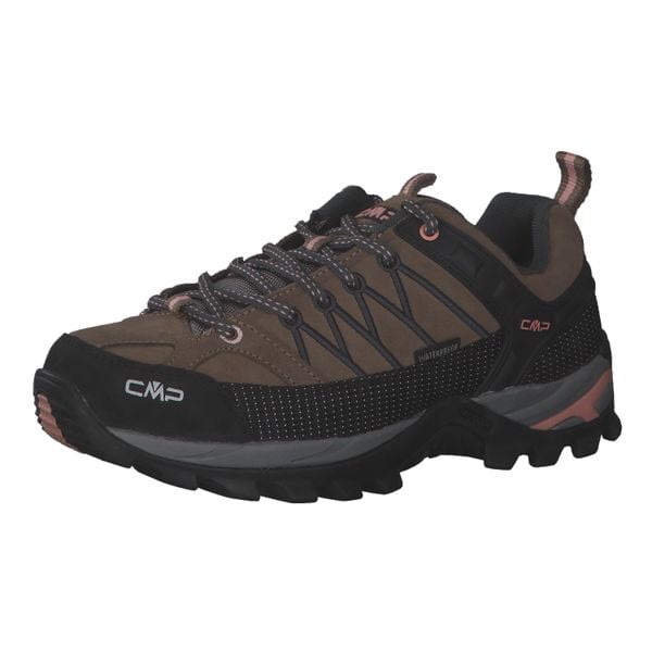 Buty trekkingowe damskie CMP RIGEL LOW. Brązowe trekkingi CMP, z gumy, outdoorowe. Za 299.00 zł.