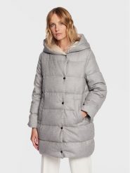 Peserico Płaszcz zimowy S24426D Szary Regular Fit. Szare płaszcze PESERICO, na zimę, s, bez wzorów, z wiskozy, bez kaptura. Za 2,869.00 zł.