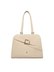 Beverly Hills Polo Club Torebka CEO-BHPC-C-006-09 Écru. Torebki klasyczne Beverly Hills Polo Club, bez wzorów, z materiału, bez dodatków. Za 219.99 zł.