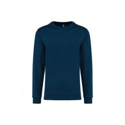 Bluza z okrągłym dekoltem Kariban. Niebieskie bluzy KARIBAN, xs, bez wzorów, z bawełny, bez kaptura. Za 128.50 zł.