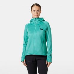 Bluza damska z kapturem Helly Hansen Odin Thermal Pro. Zielone bluzy Helly Hansen, na zimę, bez wzorów, z kapturem. Za 595.50 zł.
