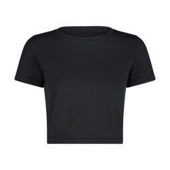 Damski tank top CMP Sara. Czarne topy CMP, bez wzorów, bez kołnierzyka, bez ramiączek. Za 192.00 zł.