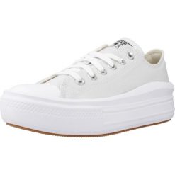 Buty CONVERSE CANVAS COLOR CHUCK TAYLOR ALL STAR MOVE Szary. Szare trampki Converse, bez wzorów, z tkaniny, bez zapięcia. Za 312.99 zł.