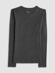 COTONELLA Koszulka w kolorze szarym rozmiar: M. Szare bluzki COTONELLA, m, bez wzorów, z bawełny, bez kołnierzyka, bez ramiączek. Za 34.99 zł.