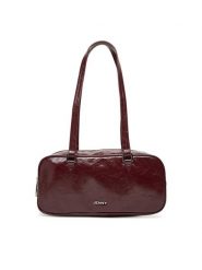 JENNY Torebka C-JEN-L-006-08 Bordowy. Czerwone torebki klasyczne Jenny, bez wzorów, z materiału, bez dodatków. Za 109.99 zł.