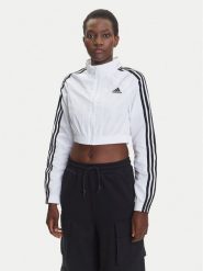 Adidas Bluza Teamgeist adicolor JZ8275 Biały Slim Fit. Białe bluzy Adidas, l, bez wzorów, z syntetyku, bez kaptura. Za 299.99 zł.