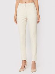 Guess Spodnie materiałowe Zoe W2YB01 K8RN0 Beżowy Regular Fit. Brązowe spodnie materiałowe Guess, xs, z aplikacjami, z materiału. Za 419.99 zł.