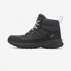 Buty turystyczne damskie Quechua NH100 mid wodoodporne. Niebieskie trekkingi QUECHUA, trekkingowe. Za 169.99 zł.