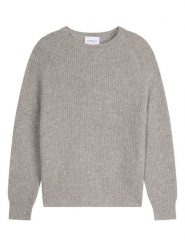 Perfect Cashmere Kaszmirowy sweter "Oceane" w kolorze szarym rozmiar: L. Szare swetry Perfect Cashmere, l, bez wzorów, z kaszmiru, bez ramiączek. Za 478.99 zł.