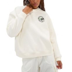 Bluza damska Ellesse Areski. Białe bluzy Ellesse, s, bez wzorów, z bawełny, bez kaptura. Za 199.99 zł.
