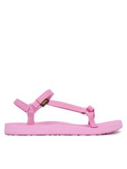 Teva Sandały Original Universal Slim 1150110 Różowy. Czerwone sandały Teva, bez wzorów, z materiału, bez obcasa, na płaskiej podeszwie, bez zapięcia. Za 299.99 zł.