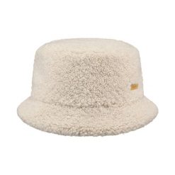 Czapka Damska Barts Teddybuck. Białe czapki Barts, bez wzorów, z materiału. W wyprzedaży za 175.50 zł.