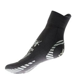 Skarpety techniczne Pilates jednopalcowe dla dorosłych, szary/srebrny. Szare skarpety R-EVENGE, bez wzorów, z lycry. Za 130.90 zł.