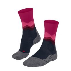 Skarpetki damskie Falke TK2 Explore. Niebieskie skarpety Falke, bez wzorów, z elastanu. Za 161.50 zł.