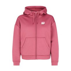 Damska bluza z kapturem na zamek błyskawiczny Protest Team. Czerwone bluzy sportowe Protest, bez wzorów, z polaru, z kapturem. Za 298.00 zł.