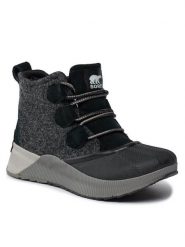 Sorel Botki Out N About™ Iii Classic Wp NL4428-010 Czarny. Czarne botki Sorel, bez wzorów, ze skóry, bez obcasa, na płaskiej podeszwie, bez zapięcia. Za 549.99 zł.