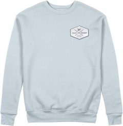 Bluza z naszywką – okrągły dekolt / dla dorosłych (niebieska). Niebieskie bluzy SURF MONKEY, m, z aplikacjami, z bawełny, bez kaptura. Za 269.95 zł.