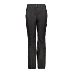 Spodnie narciarskie damskie CMP 3W20636. Czarne spodnie narciarskie CMP, m, bez wzorów, z materiału, narciarskie. Za 339.99 zł.